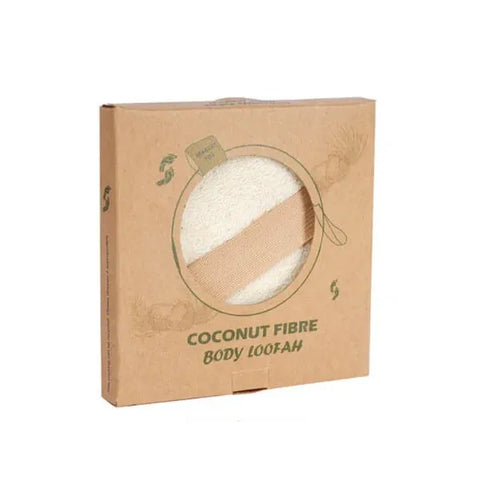 Natural Coconut Fiber Body Loofah – For bath & showers - naturemary