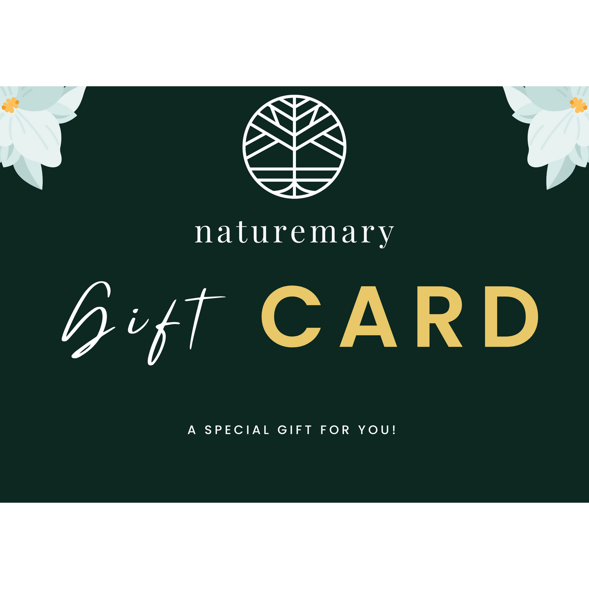 naturemary gift card - Give the gift of self-care - naturemary
